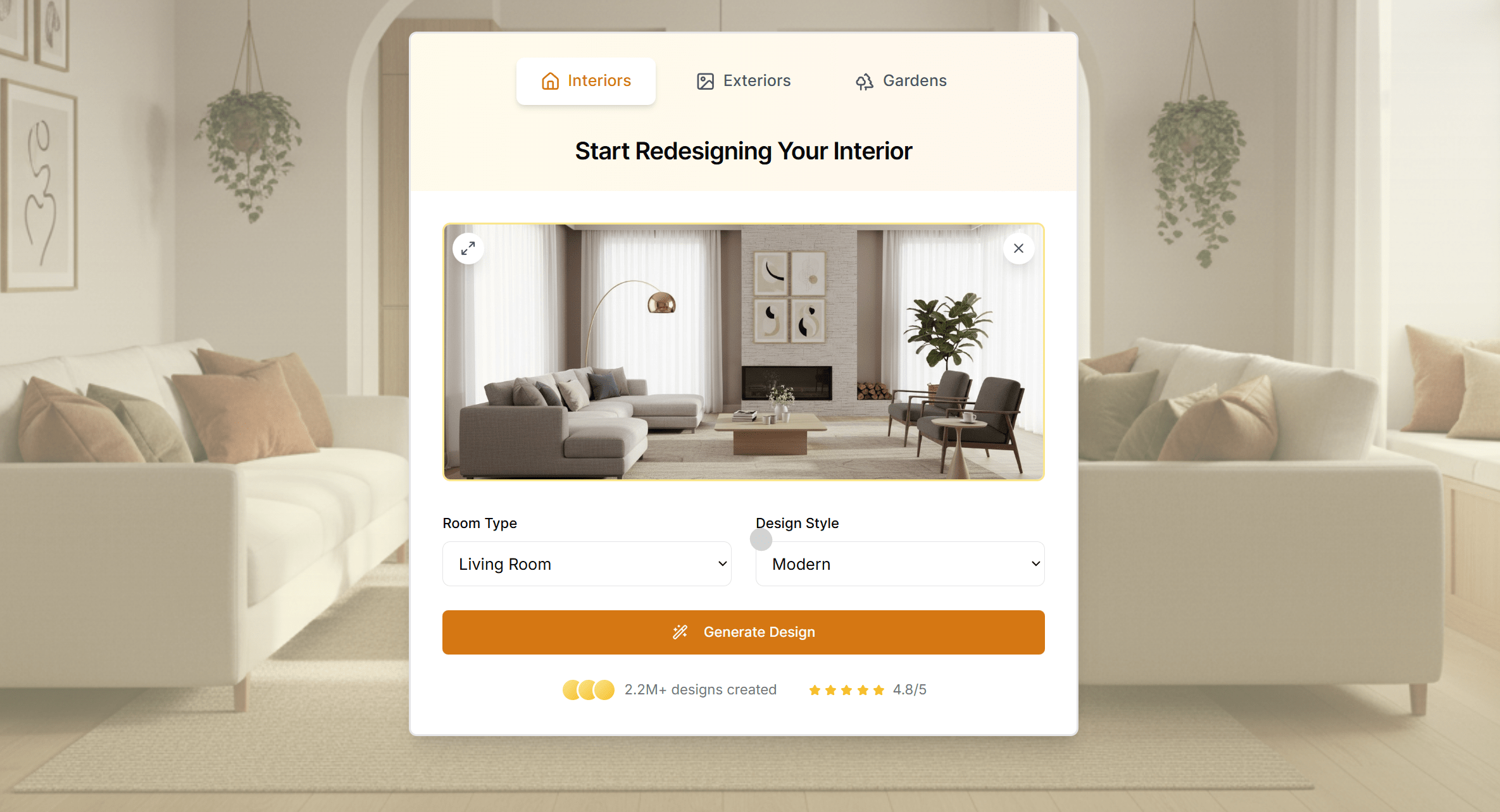 Choose Style & Room Type